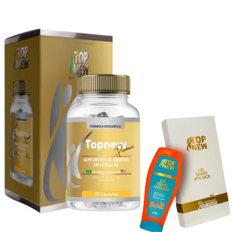 Kit Topnew Premium + Gel Termo Ativador